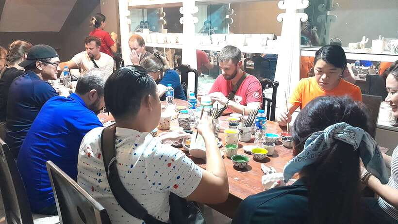 Experience the Art of Ceramic Painting | Hanoi’s Old Quarter - The quick visitor center stop, then right into painting