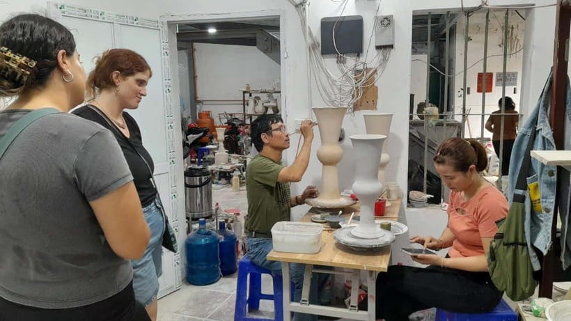 Explore Bat trang village & Ceramics factories / local guide - Getting started at 115 P. Hàng Gai, then heading to Dong Bac