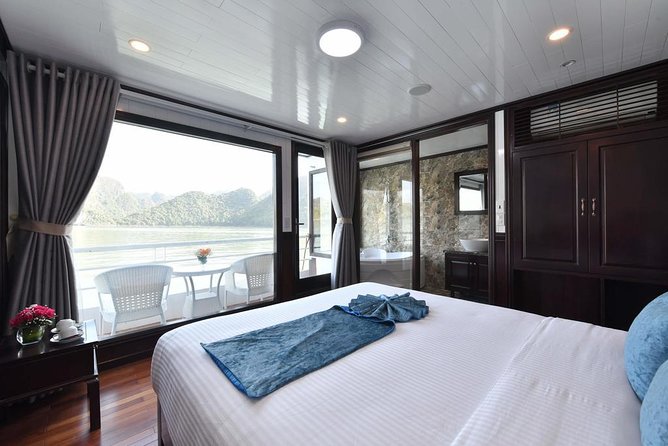 Featured: All-Inclusive OVERNIGHT Halong Cruises - many options - Day 2 morning: Tai chi on the sundeck and cave highlights