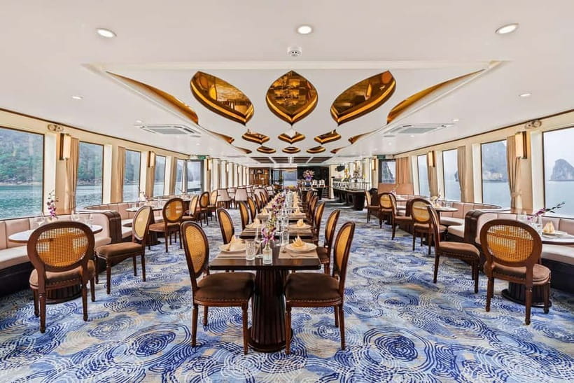 From Ha Long: Luxury Symphony Day Cruise with 2 Jacuzzi Pool - Key highlights you should care about