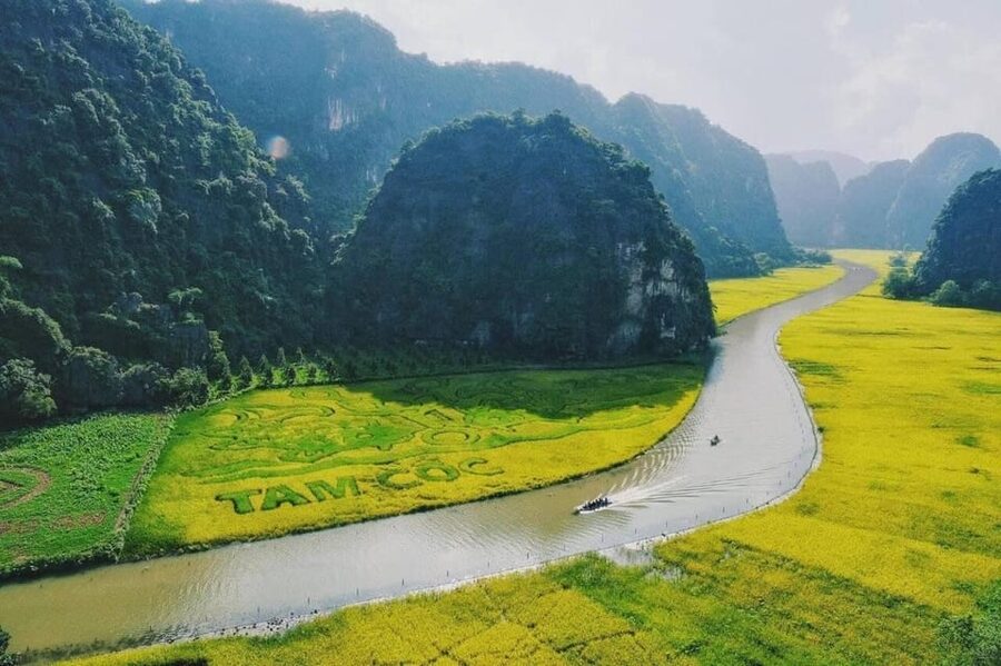 From Ha Noi: Hoa Lu – Tam Coc/ Trang An - Getting to Ninh Binh: AC car comfort and countryside views