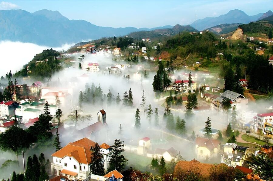 From Ha Noi: SAPA - FANSIPAN - CAT CAT VILLAGE 2 Day 1 Night - Fansipan Day 2: Cable Car Up, Summit Views Down