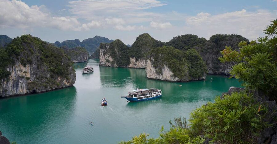 From Halong: 2 Days / 1 night with Halong - Lan Ha tour - The Lan Ha Bay switch: why this cruise feels different