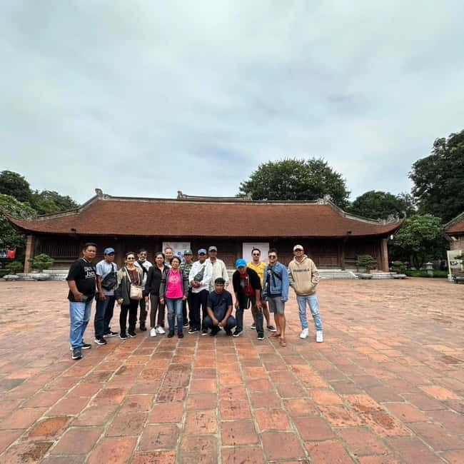 From HaLong cruise Port: Private tour visit Hanoi city - Hanoi first stop: Ho Chi Minh Mausoleum complex and the Presidential Palace grounds