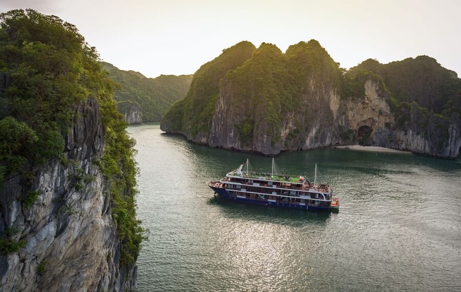 From Hanoi: 2-Day Halong and Lan Ha Bay La Pandora Cruise - Day 1 on La Pandora: Lan Ha Bay, Ong Cam, and an active afternoon