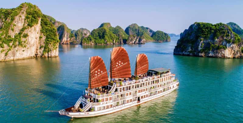From Hanoi: 2D1N Ha Long Bay by Arcady Boutique Cruise - Sunset party and a laid-back evening on board