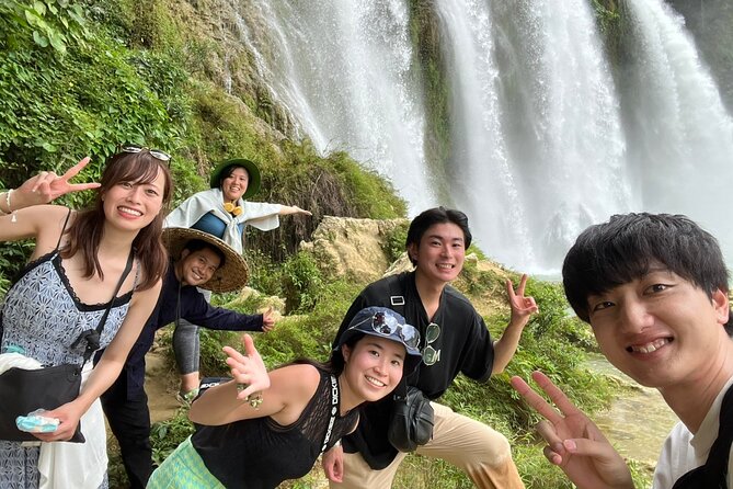 From Hanoi: Ban Gioc Waterfall - Angel Mountain 2D/1N By Car - Ban Gioc and Detian Falls, plus your Quay Son river evening