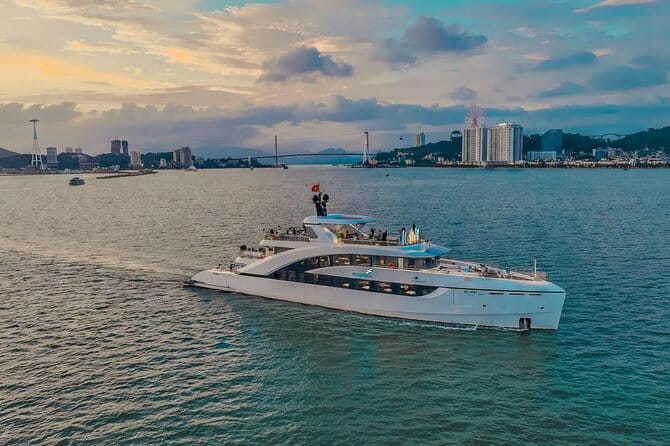 From Hanoi: Best Halong 5-Star Day Cruise, Buffet Lunch,Limousine - Lunch and the Sunset Party: Where the Day’s Mood Changes