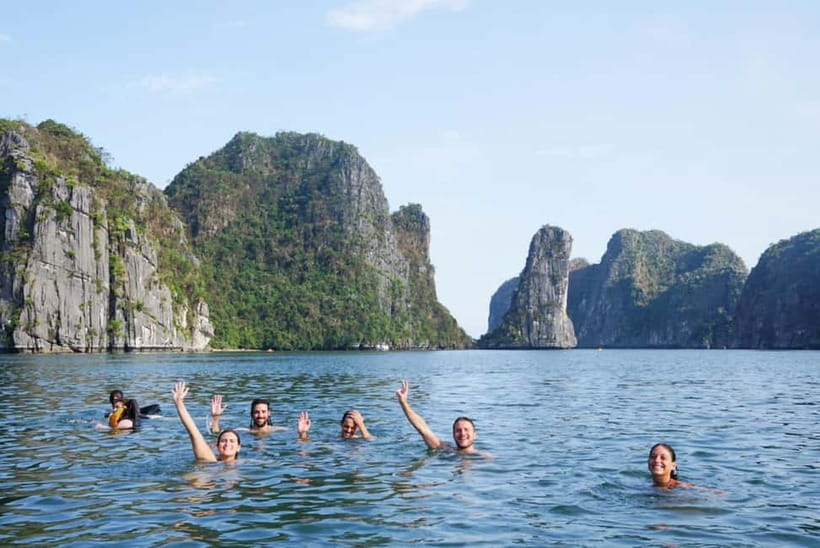 From Hanoi: Cat Ba Island and Lan Ha Bay Cruise Day Trip - Top Deck Relaxing and the Sunset Party With Fruit, Biscuits, and Tea