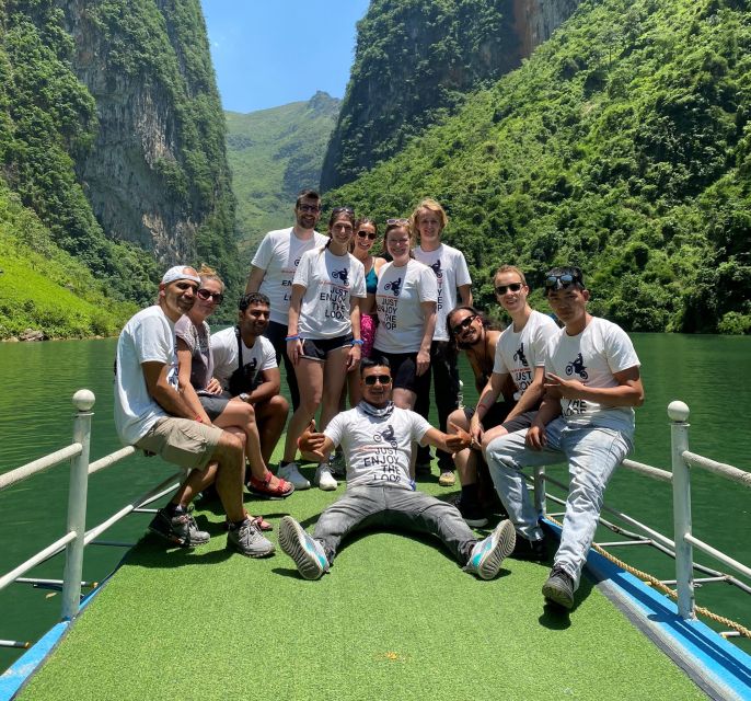 From Hanoi: Ha Giang Loop 3-Day Self-Driving Motorbike Tour - Day 3: Du Gia Waterfall swim, Lung Ho crossing, and Nui Doi views
