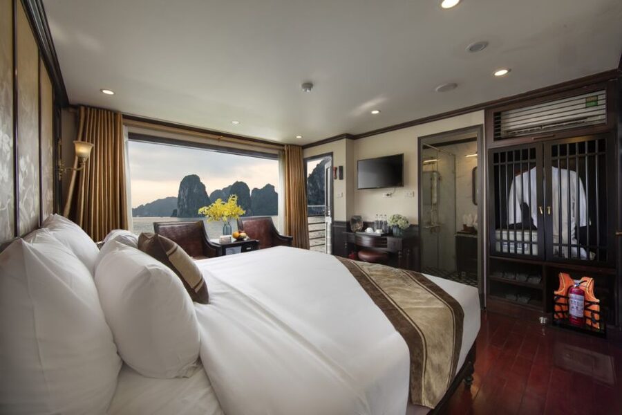 From Hanoi: Ha Long Bay 3-Day 5 Star Cruise with Balcony - Tai Chi at 6:30 AM and the floating village on day two