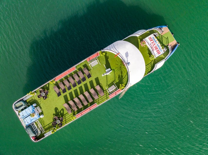 From Hanoi: Ha Long Bay 5-star Day Cruise with Buffet Lunch - What’s Included on the Boat: Buffet Lunch, Swimming, and Onboard Time