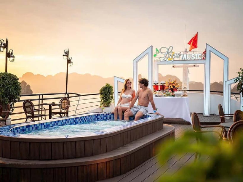 From Hanoi:Ha Long Bay Day Tour w/ Thien Cung Cave& Kayaking - Titop Island: beach time or a hike for the 360-degree view