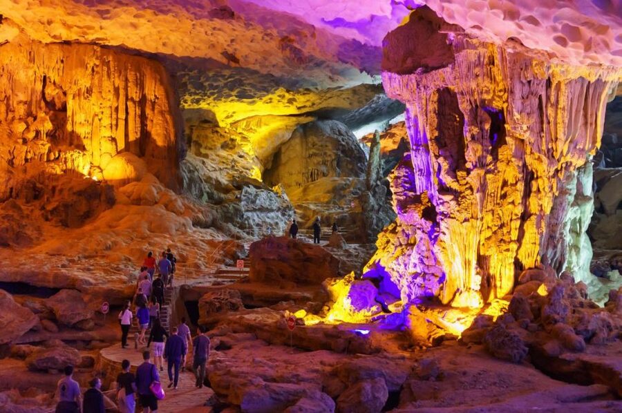 From Hanoi: Halong Bay Cruise 2 Days 1 Night With Transport - Kayaking and Swimming, Plus the Luon Cave Area Style