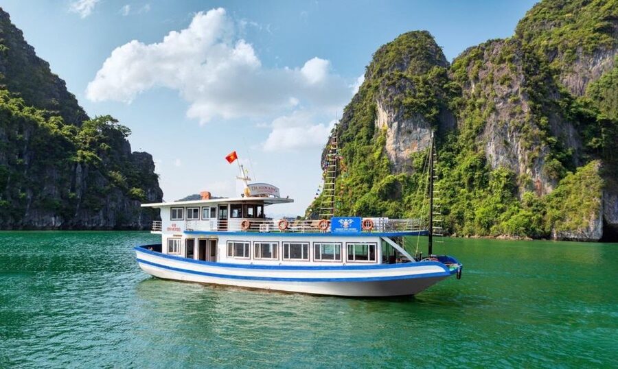 From Hanoi: Halong Bay Day Trip w/ Cave, Island & Kayak - Cruising Halong Bay in a small-group rhythm