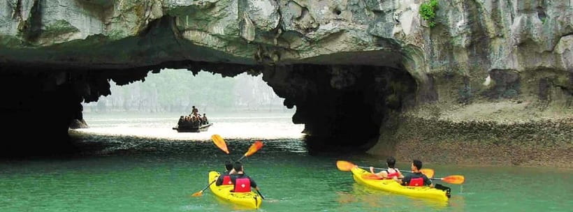 From Hanoi: Halong Cruise With Lunch & Come Back Hanoi Early - Thien Cung Cave exploration, cave shoes, and the animal story