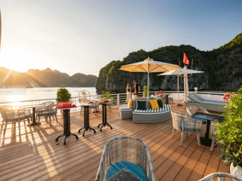 From Hanoi: Lan Ha Bay and Cat Ba Island Cruise with Lunch - Kayaking, swimming, and the top-deck slide