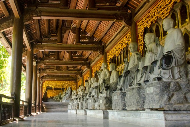 From Hanoi: Ninh Binh Tour Highlights - Transfer & Buffet Lunch - Bai Dinh Pagoda: big scale, statues, and a lot of sun