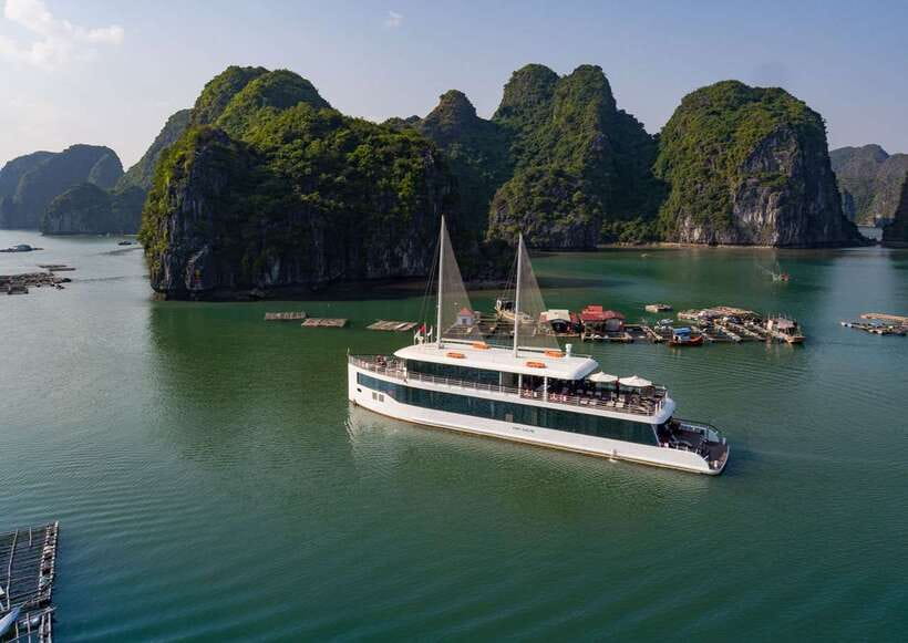 From Hanoi or Halong: Halong Bay Day Cruise - Jade Sails Cruise: modern comfort on water, not just a seat and a view