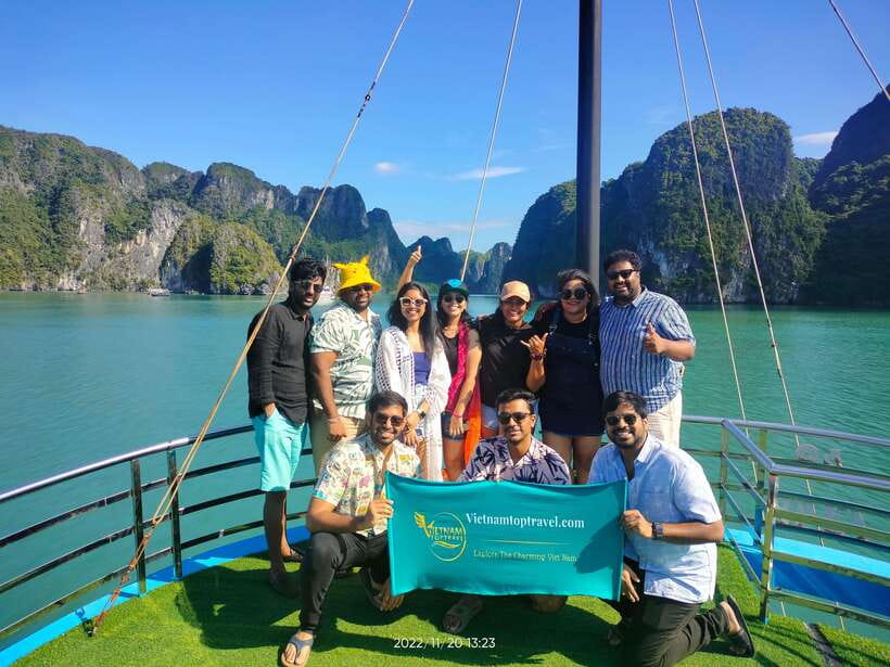 From Hanoi: Private Ha Long Bay Full-day Trip - Floating village time: 40 minutes of kayaking or bamboo boating