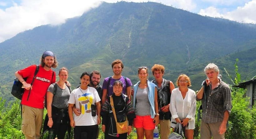 From Hanoi: Sapa Tour w Fansipan Peak 3 days 2 nights - Day 2: The 17 km trek through Lao Chai, Ta Van, and Giang Ta Chai