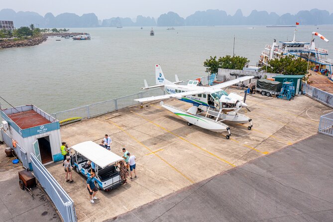 From Hanoi to Halong Bay 1 Day Tour with Scenic Seaplane & Cruise - 25 minutes over Ha Long Bay from Tuan Chau Marina