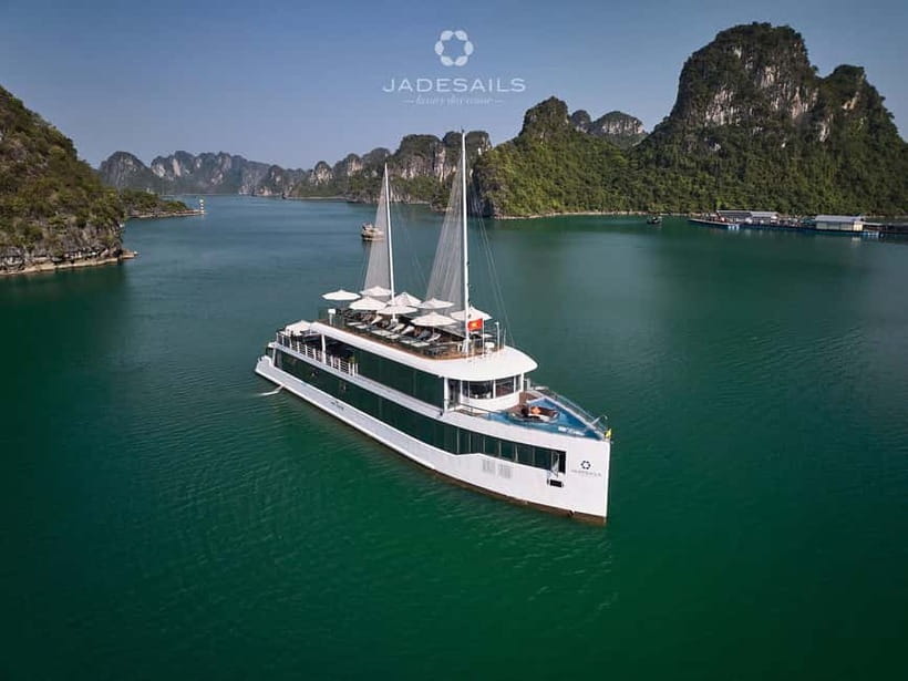 From Hanoi: Top-Rated Ha Long Bay Day Cruise with Jade Sails - The 7.5-hour Lan Ha Bay cruise: pacing, views, and photo time