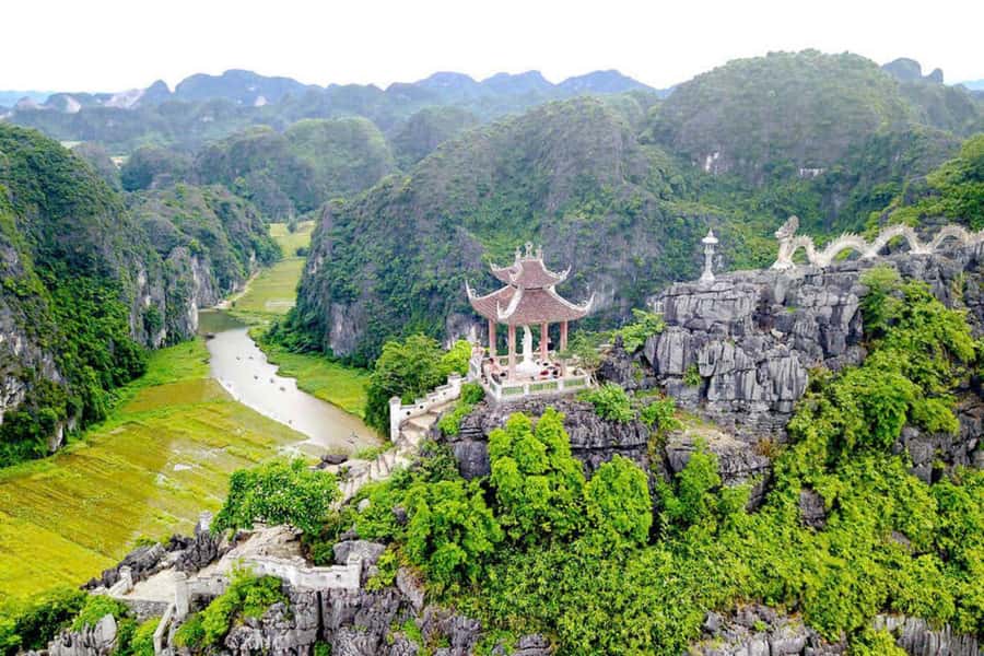 From Ninh Binh : Hoa Lu, Bich Dong, Trang An, Mua Cave Tour - Trang An Scenic Boat Ride (UNESCO) Through Caves and Limestone Waterways