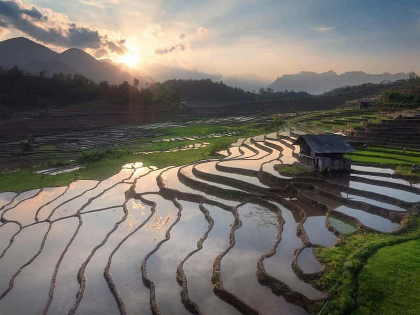 From Sapa : 1 Day Amazing Sapa Trek To Terrace rice field - The trail that goes terrace by terrace