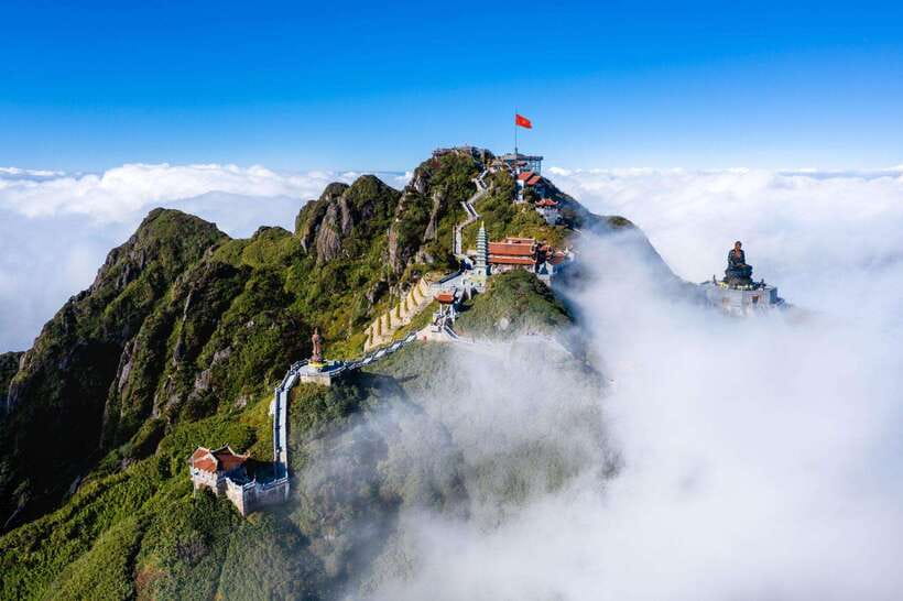 From Sapa:Cable Car Ticket To Fansipan Legend & Car Transfer - Cable car ride: panoramic rice views, forest slopes, and waterfalls