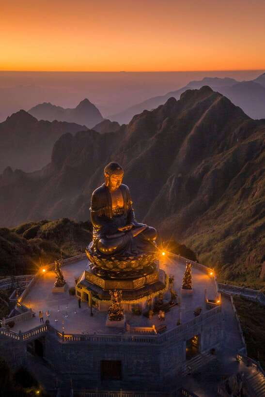 From Sapa:Cable Car Ticket To Fansipan Legend & Car Transfer - Fansipan Peak stops you’ll see, from Guanyin to Kim Son pagoda