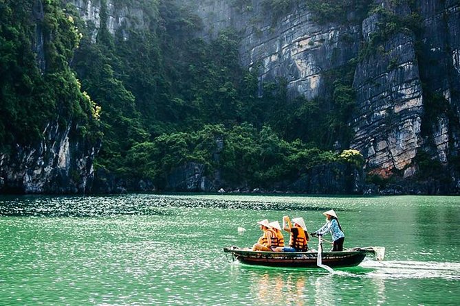 Full Day Tour Halong Bay on Premium Cruise Starting from Hanoi - Hang Luon Cave and the kayak or bamboo boat choice