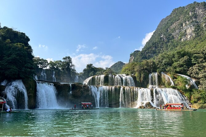 Ha Giang - Cao Bang - Ban Gioc Waterfall 5 days 4 nights - Day 4: Ban Gioc and Detian Falls, Nguom Ngao Cave, Truc Lam Pagoda, Khuoi Ky village