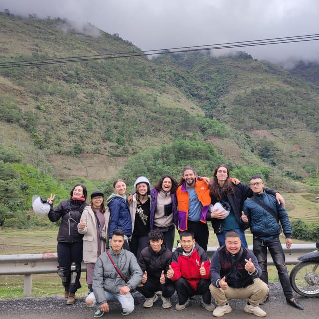 Ha Giang Loop Tour 2Days easy rider (Depart from Hanoi/Sapa) - Day 1: Bac Sum Pass, Heaven Gate, twin mountain scenery, and Quan Ba lunch
