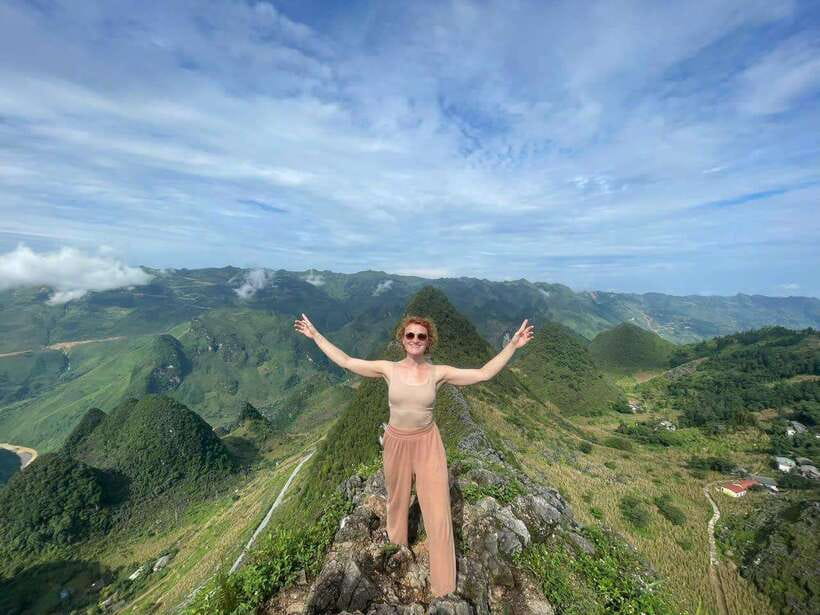 Ha Giang Loop Tour 3 Days 2 Night with easy rider from Hanoi - Day 2: Lung Cu Flagpole, Sky Walk, and Ma Pi Leng to Mèo Vạc