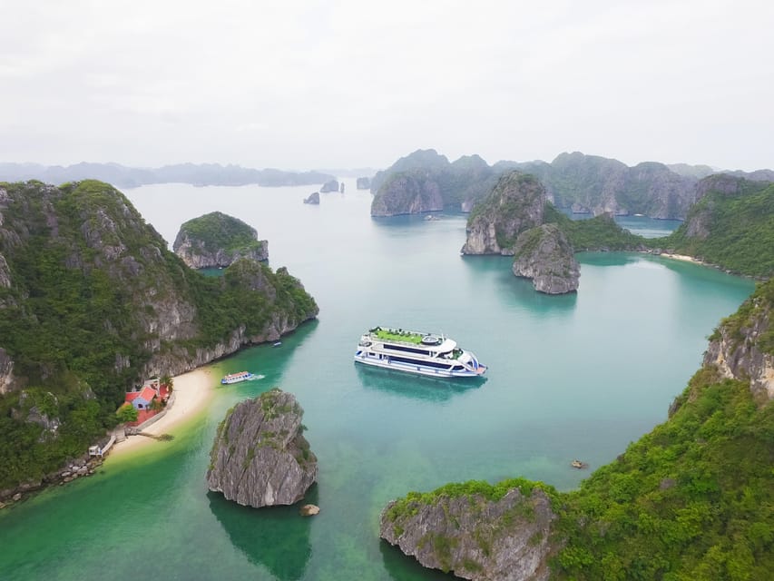 Ha Long Bay 8 hours daily tour on LA CASTA DAILY CRUISE - Sunset on the water: food tastings, coffee, and the party vibe