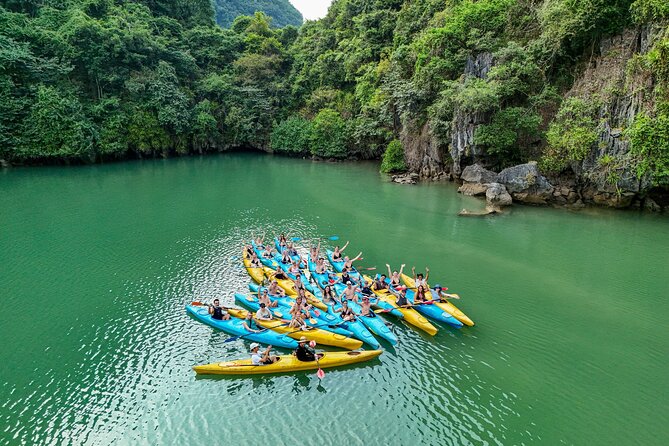 Ha Long Bay Cruise Day Tour-best selling: Included transportation - Titop Island for beach time and viewpoints