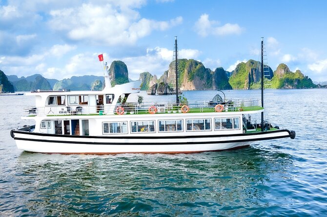 Ha Long Bay Day Cruise From Ha Noi - Titov Island and Titov Peak: beach time, then the view payoff