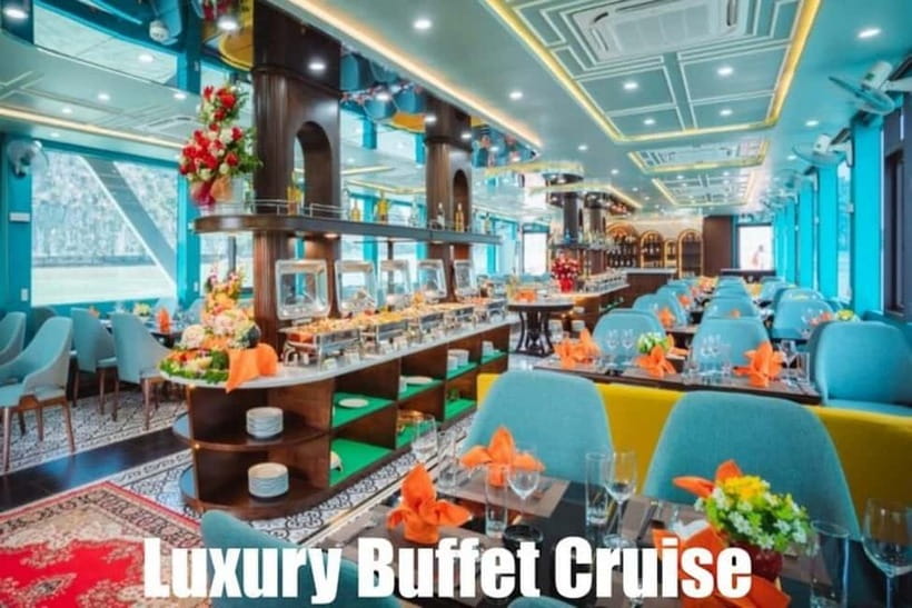 Ha Long Bay Full Day Tour from Hanoi Buffet Lunch& Adventure - Titop Island at 03:45 PM: swim time plus optional peak views