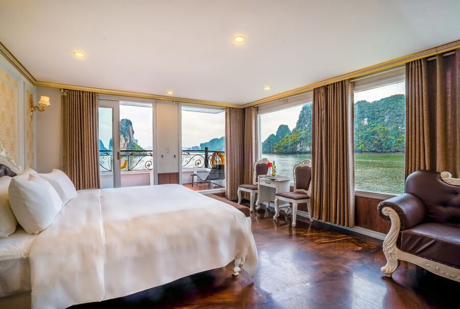 Ha Long Bay: Luxury Cruise 2-Day With All Activities & Guide - Happy Hour, Cooking Class, and Squid Fishing at Night