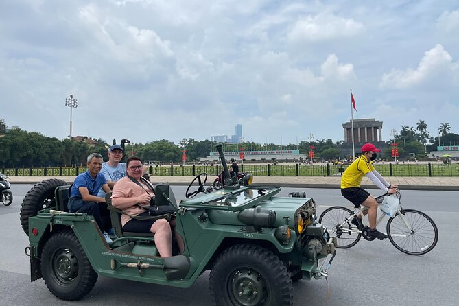 Half Day Hanoi military themed tour by Jeep - Hanoi Flag Tower: A Quick Break Between Heavy Stops