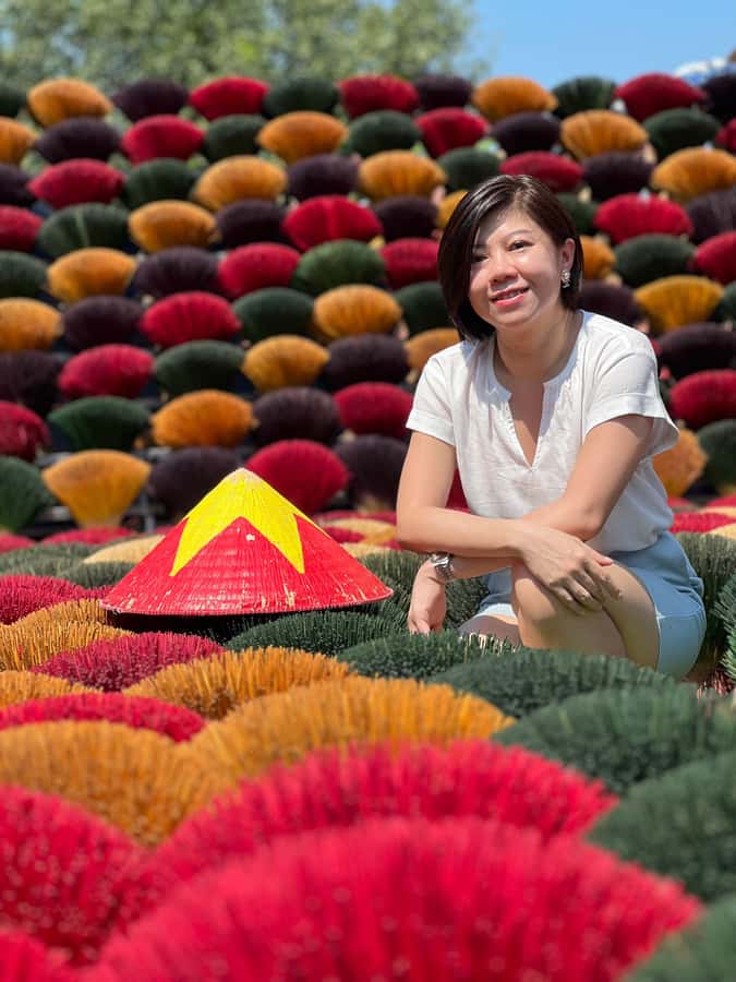 Half Day trip to Incense & Hat Villages with Train Street - Chuong Conical Hat Village, Where the 300 Year Tradition Shows Up in Your Photos