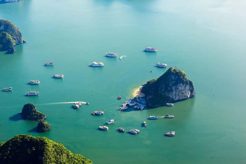 Halong 6 Hours Cruise: Kayak, Cave, Lunch, Beach & Island - Ti Top Island, Beach Swim or Peak Photos in the Sun
