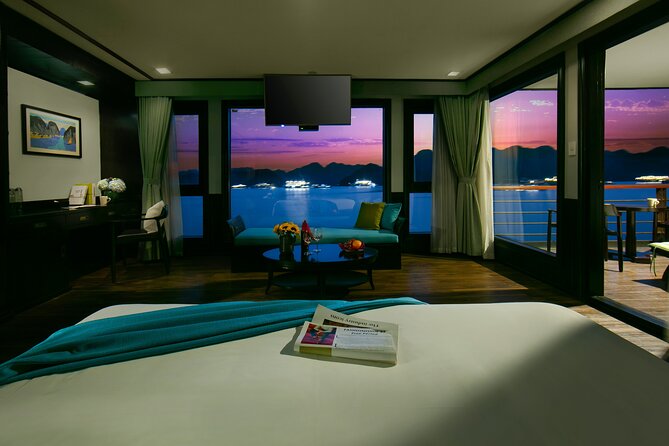 Halong Bay 3 days 2 nights on PEONY CRUISES 5 Stars LUXURY - Suite cabins, Jacuzzi time, and the onboard comfort level