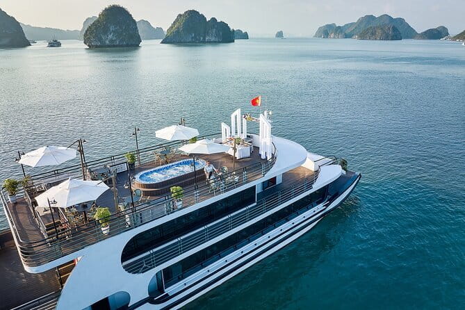 Halong Bay 5-Star Day Cruise, Buffet Lunch, Cave, Kayak, Transfer - Sung Sot Cave and Ti Top Island: Two Icons, Two Different Experiences