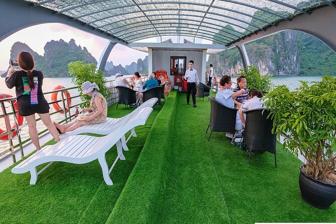 Halong Bay Cruise - Day Tours - Dog Stone and the Burning Incense islet on your cruising loop