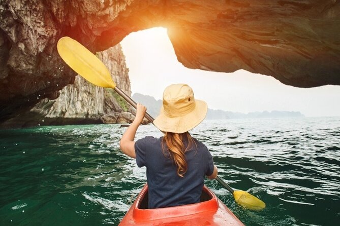 Halong Bay Day Tour 6Hour Deluxe Cruise Limousine Bus Small Group - Titop Island for beach time and the peak climb
