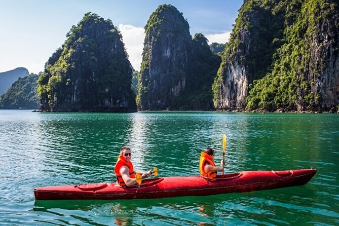 Halong Bay Day Tour 6Hour Deluxe Cruise Limousine Bus Small Group - Pickup in Hanoi Old Quarter: the limousine bus convenience
