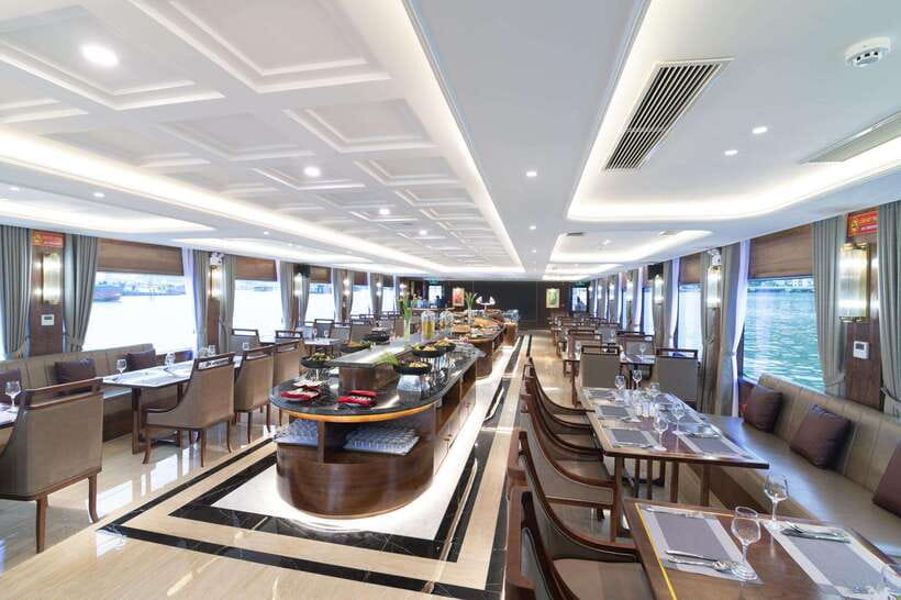 Halong bay day tour: Best seller IRIS CRUISE with live band - Luon Cave and the Kayaking Decision (Included Time vs Paid Options)