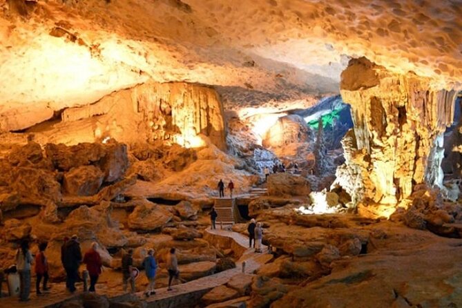 Halong Bay Day Tour By Diamond Era Cruise,Titop,Sung Sot & kayak - Titop Island mountain views, swimming, and the step-count reality